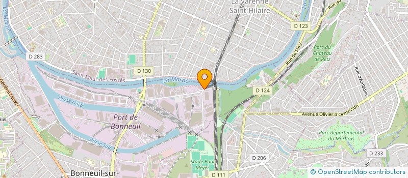 localisation de l'entreprise M D C  SARL  BONNEUIL-SUR-MARNE