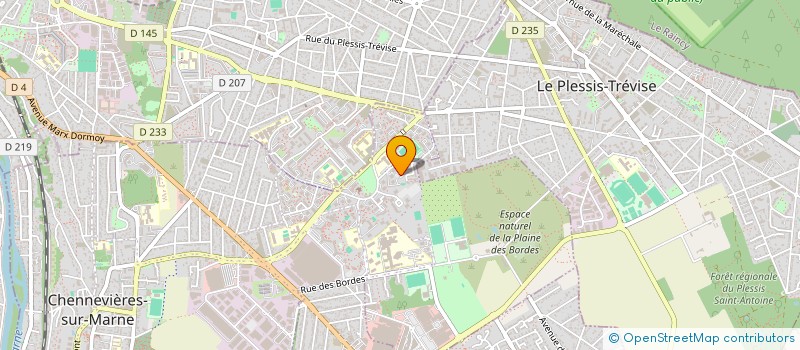 localisation de l'entreprise M.D.C. SECURITE PRIVEE à CHENNEVIERES-SUR-MARNE