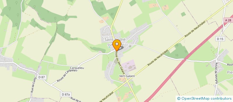 localisation de l'entreprise M D CADRES  SAINT-ANDRE-SUR-CAILLY