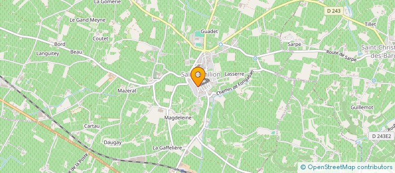localisation de l'entreprise M.D.CARLES  SAINT-CHRISTOPHE-DES-BARDES