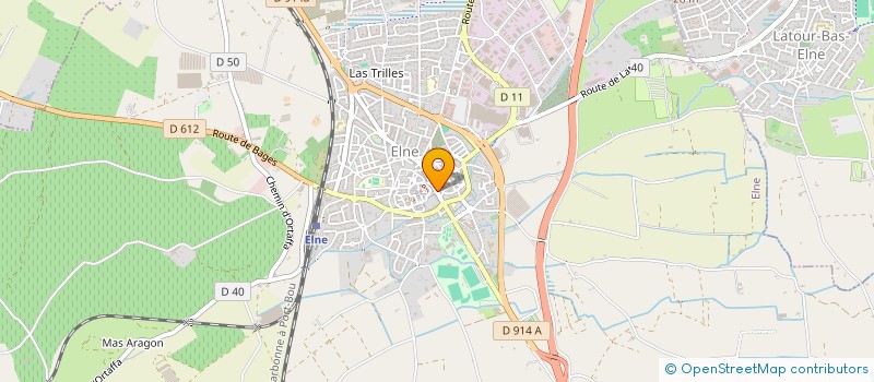 localisation de l'entreprise M D CHARPENTE COUVERTURE  ELNE