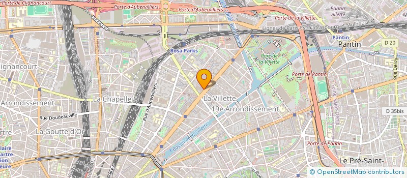 localisation de l'entreprise M.D CONCEPT  PARIS