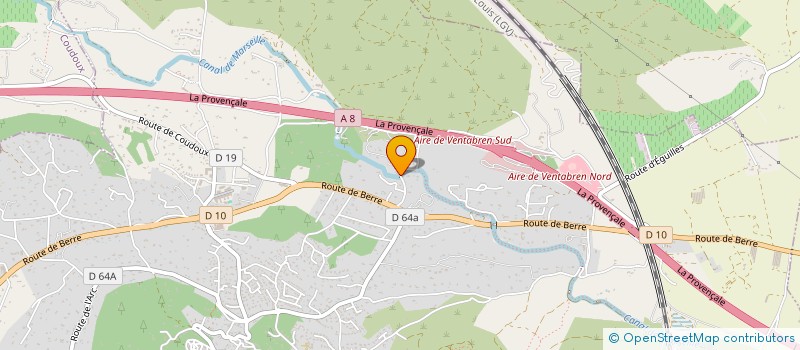 localisation de l'entreprise M.D. CONSEIL  VENTABREN