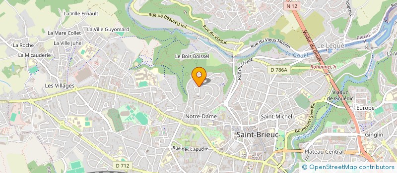 localisation de l'entreprise M.D CONSEIL PATRIMOINE & STRATEGIE à SAINT-BRIEUC
