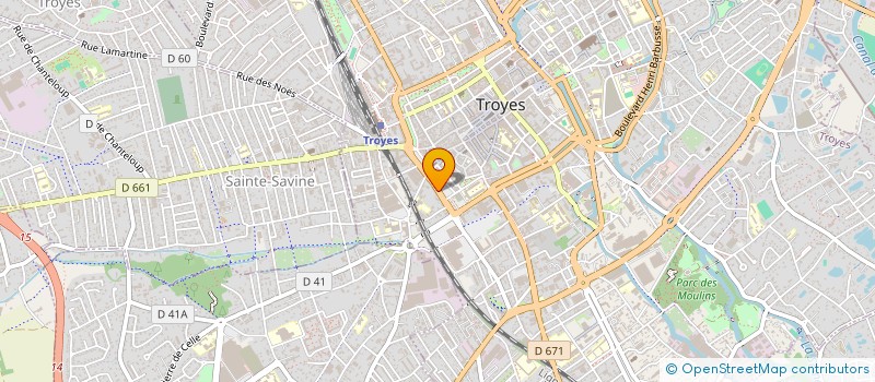 localisation de l'entreprise M D CONSEILS à TROYES