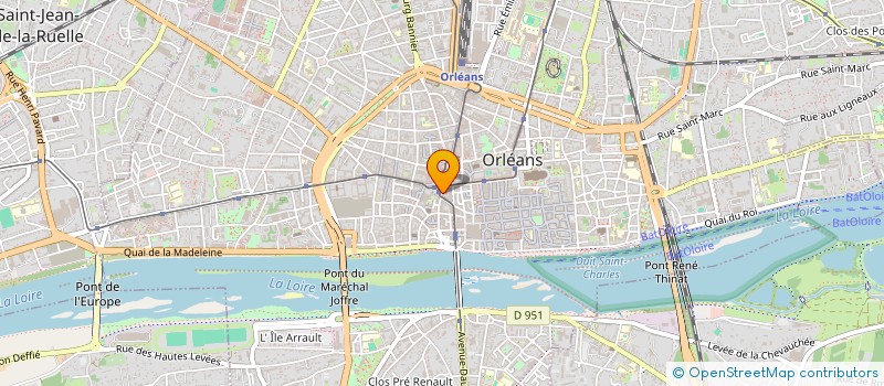 localisation de l'entreprise M.D-CONSTRUCTION  ORLEANS