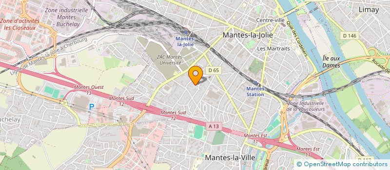 localisation de l'entreprise M-D CONSTRUCTION  MANTES-LA-VILLE