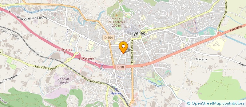 localisation de l'entreprise M.D. CONSTRUCTIONS à HYERES