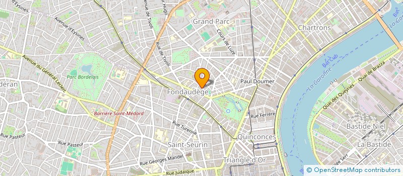 localisation de l'entreprise M.D. CORP à BORDEAUX