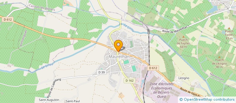 localisation de l'entreprise M.D DIFFUSION à MAUREILHAN