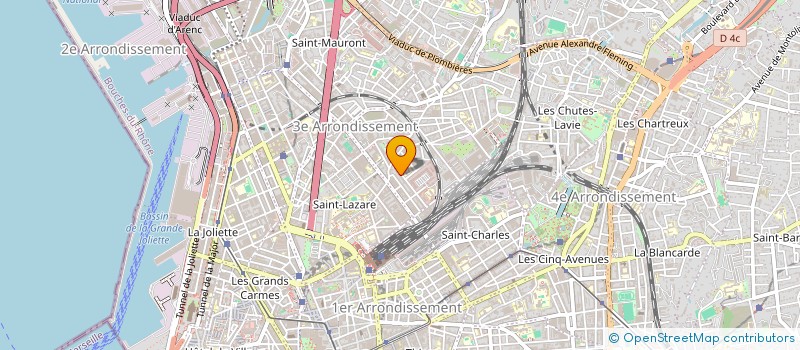 localisation de l'entreprise M.D.E à MARSEILLE