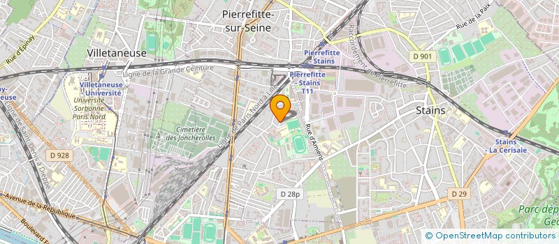 localisation de l'entreprise M.D.E. AGENCEMENT à PIERREFITTE-SUR-SEINE