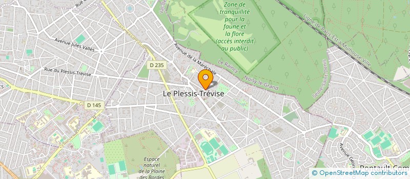 localisation de l'entreprise M.D.EL  LE PLESSIS-TREVISE