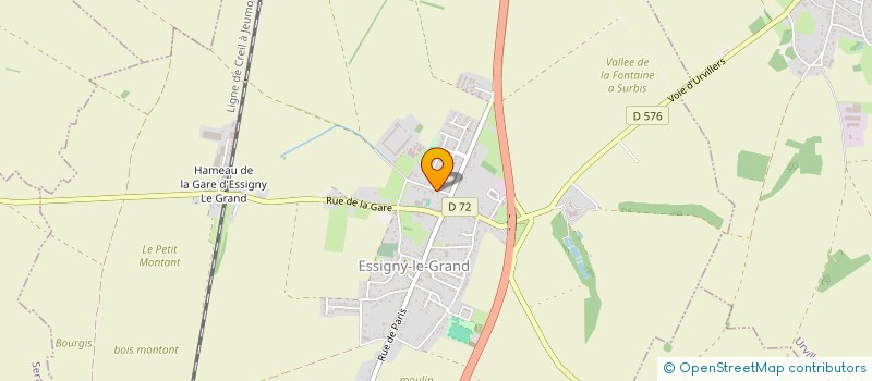 localisation de l'entreprise M.D. ELECTRICITE à ESSIGNY-LE-GRAND