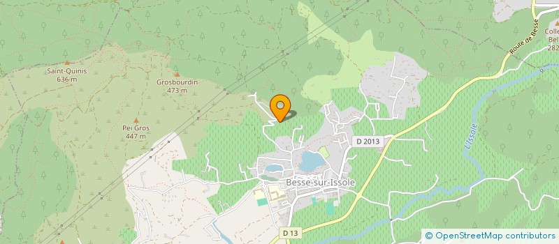 localisation de l'entreprise M.D.F. à BESSE-SUR-ISSOLE