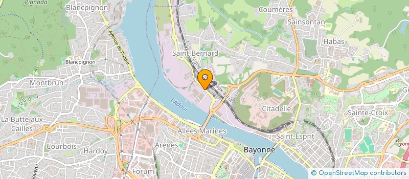 localisation de l'entreprise M D F TECHNOLOGIE à BAYONNE