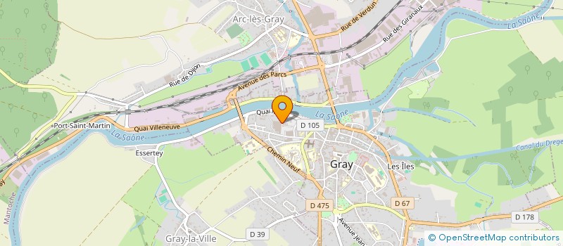 localisation de l'entreprise M.D FLEURS  GRAY