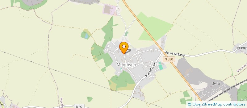 localisation de l'entreprise M D G à MONTHYON