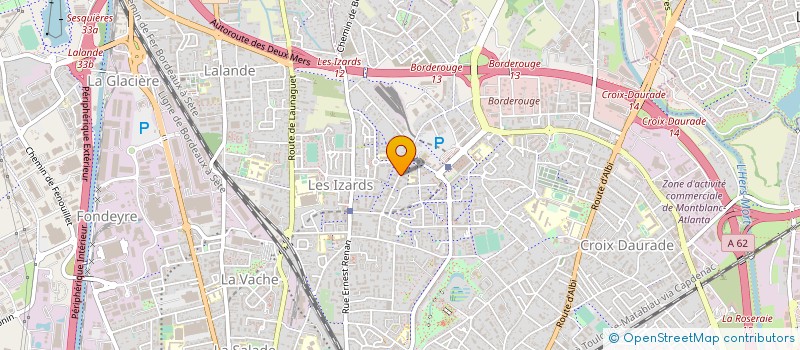 localisation de l'entreprise M.D.H. à TOULOUSE