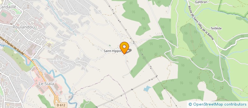 localisation de l'entreprise M.D.H.  LABOULBENE