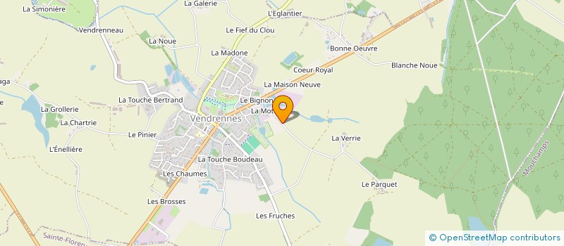 localisation de l'entreprise M.D HOLDING  VENDRENNES
