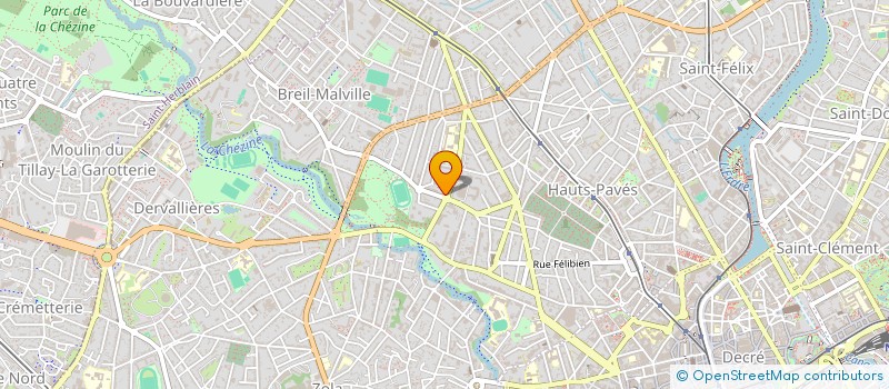 localisation de l'entreprise M D I à NANTES