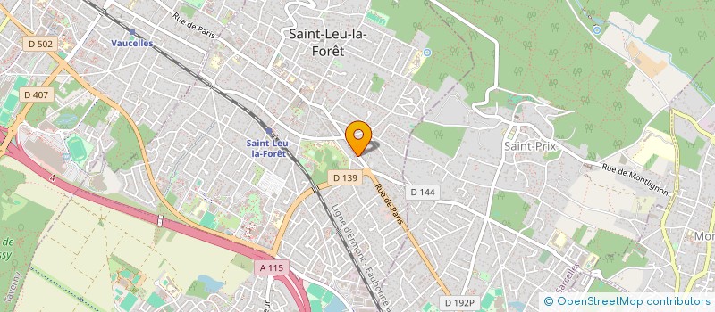 localisation de l'entreprise M.D.I.  SAINT-LEU-LA-FORET