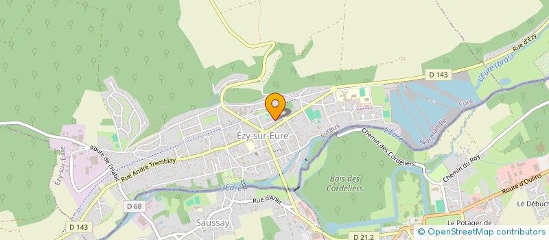 localisation de l'entreprise M.D.I  EZY-SUR-EURE