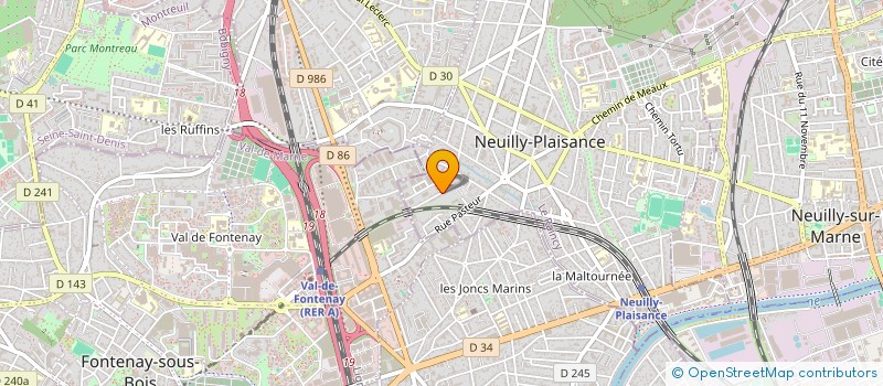 localisation de l'entreprise M.D.I.U à NEUILLY-PLAISANCE