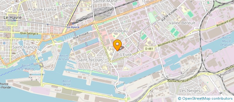 localisation de l'entreprise M D IMMO SCI à LE HAVRE