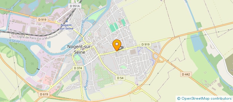 localisation de l'entreprise M.D. INFORMATIQUE  NOGENT SUR SEINE