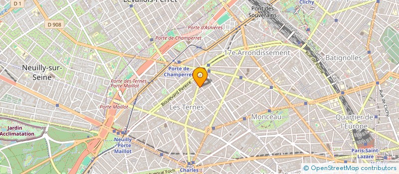 localisation de l'entreprise M D J  PARIS