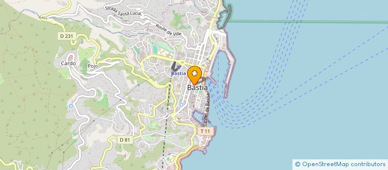 localisation de l'entreprise M.D.J.M à BASTIA