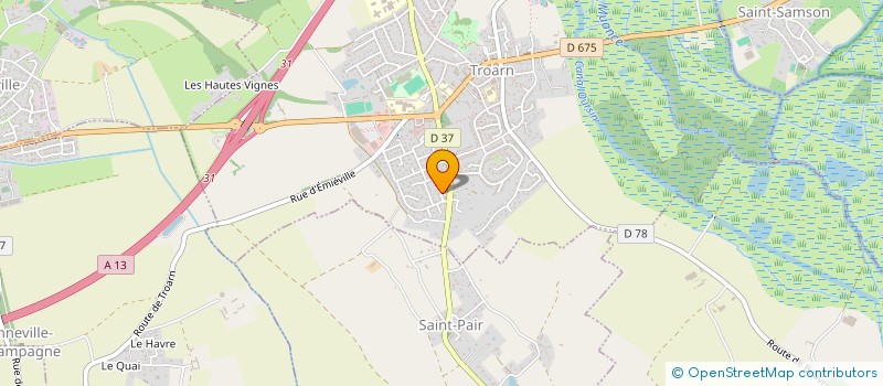 localisation de l'entreprise M.D.J RENOV'14  TROARN