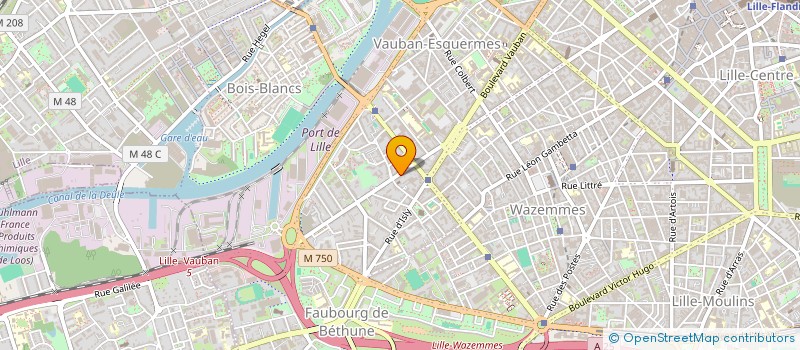 localisation de l'entreprise M.D.K à LILLE