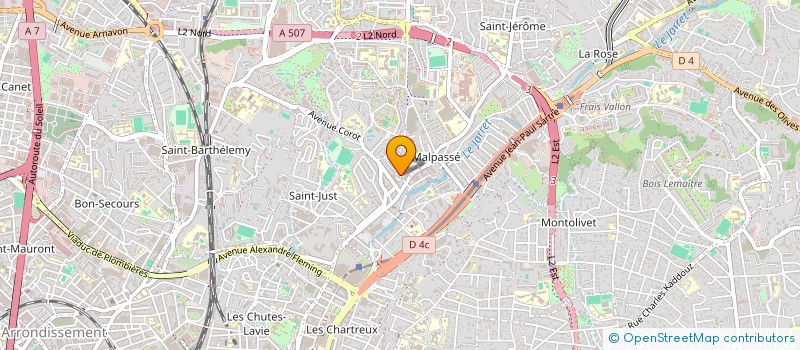 localisation de l'entreprise M.D.K à MARSEILLE