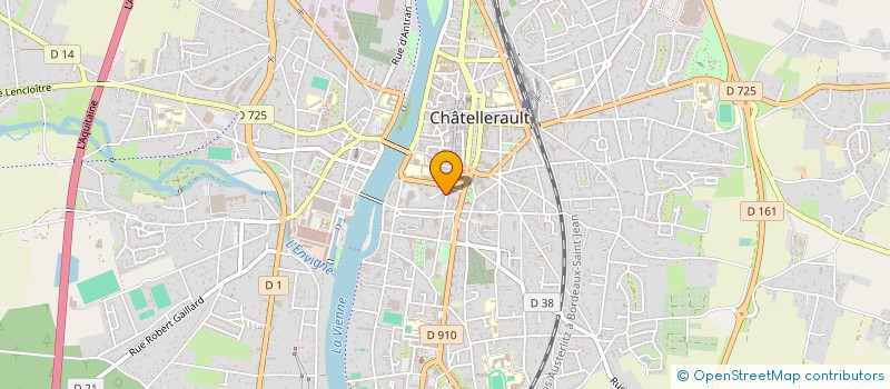 localisation de l'entreprise M.D.L. à CHATELLERAULT