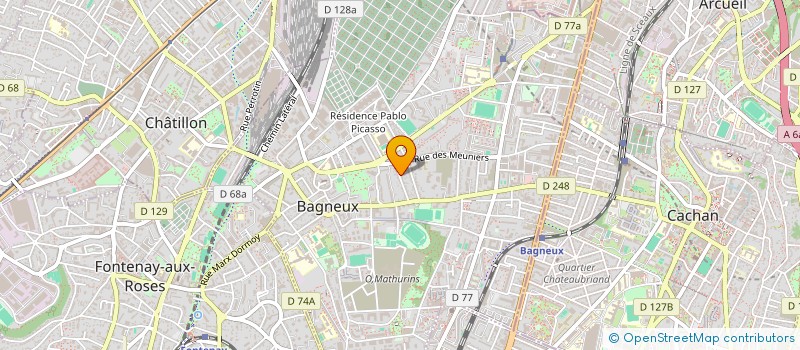 localisation de l'entreprise M.D. LIBRE SERVICES à BAGNEUX