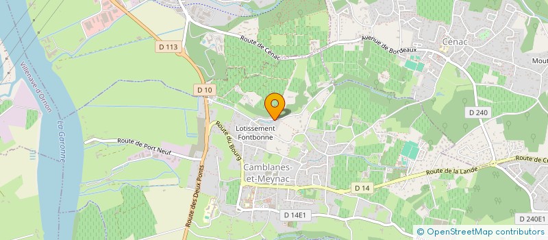 localisation de l'entreprise M.D.M.  LOUPES