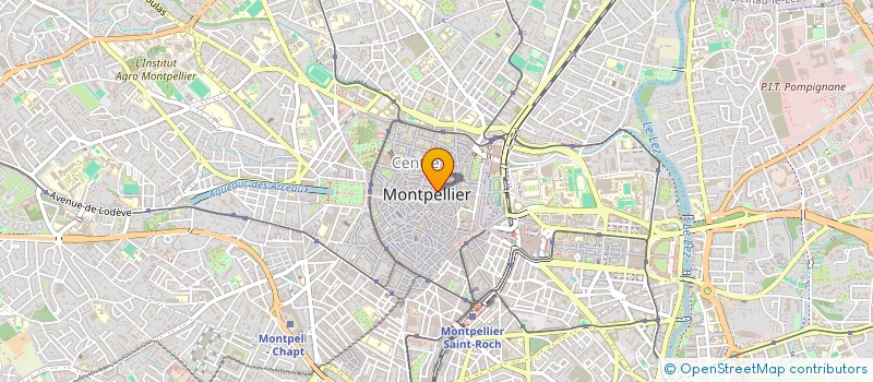 localisation de l'entreprise M.D.M. à MONTPELLIER