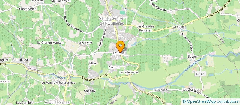 localisation de l'entreprise M.D.M.B.  LE PERREON