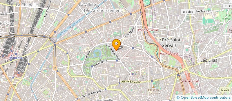 localisation de l'entreprise M.D.M. CONSEIL  PARIS