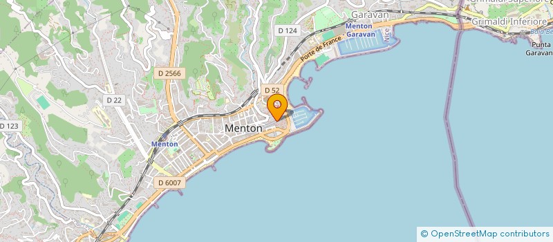 localisation de l'entreprise M.D.M.M à MENTON