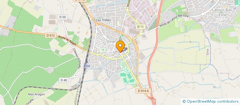 localisation de l'entreprise M D MACONNERIE à ELNE