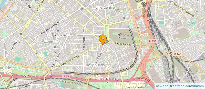 localisation de l'entreprise M.D. MAD PLUS à LILLE