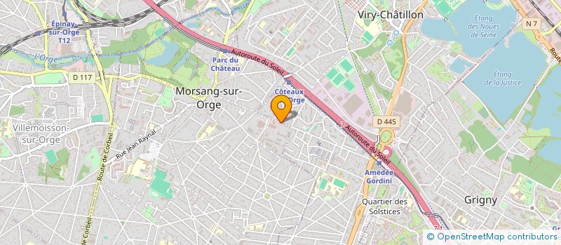 localisation de l'entreprise M'D MARKET  MORSANG-SUR-ORGE