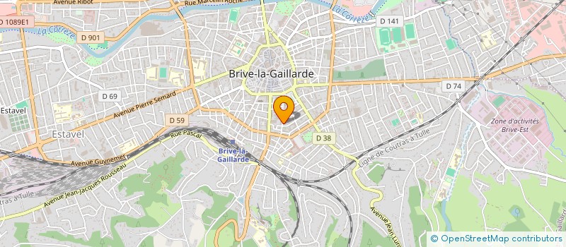 localisation de l'entreprise M.D.P.M à BRIVE-LA-GAILLARDE