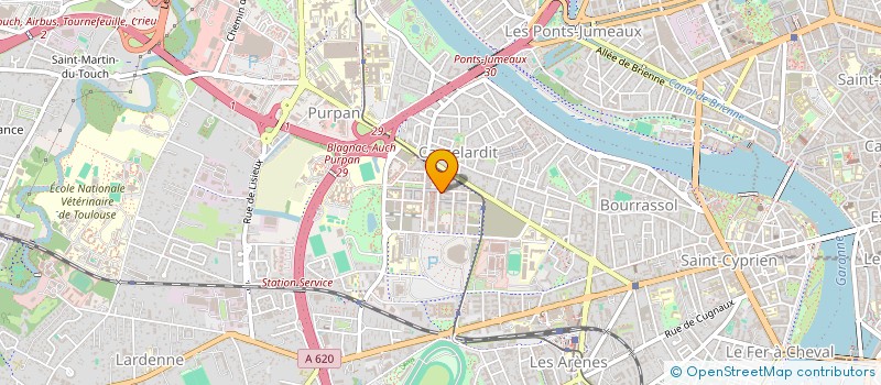 localisation de l'entreprise M&D PATRIMOINE à TOULOUSE