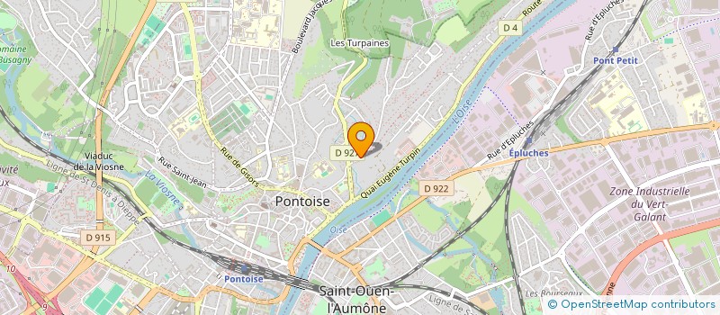 localisation de l'entreprise M D R  PONTOISE