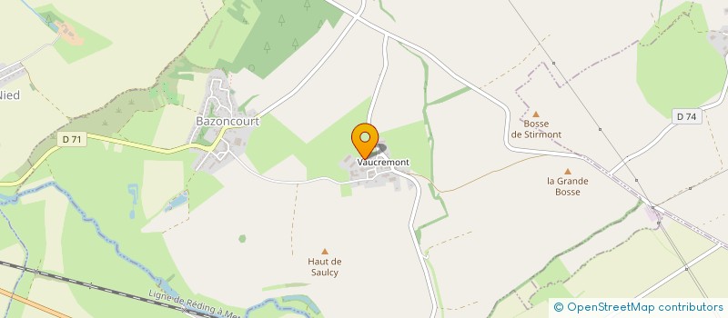 localisation de l'entreprise M.D.R. à OGY-MONTOY-FLANVILLE